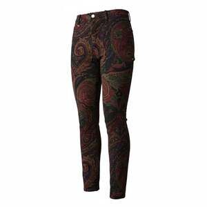 Lauren Ralph Lauren Women's Size 2 Paisley Corduroy Skinny Pants Cabincore